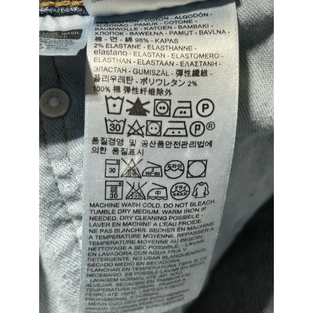 Levis 559 Relaxed Straight Leg Jeans Men 40x30 Blue Denim Cotton Dad‎ Jeans (2)